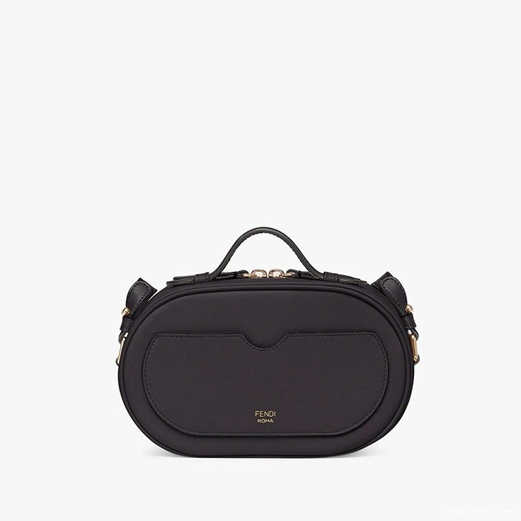 Affordable O'Lock Calf Camera Black Fendi In Leather Mini Case 0710